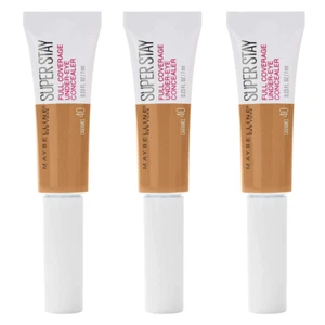 3x Maybelline Superstay Full Coverage Under Eye Liquid Concealer - Caramel 40 - Picture 1 of 6