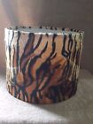 Faux Fur/Suede Tiger Lamp/Ceiling Shade. Animal Print