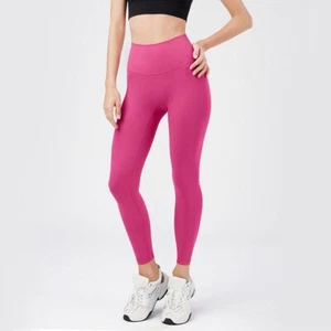 Yoga Pants Solid Color High Waist Women's Leggings Push Up Gym Sports Fitness - Picture 1 of 14
