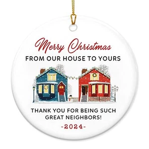 PALORIX Neighbors Friendship Gifts for Women - Christmas Ornaments 2024 Birth... - Picture 1 of 7