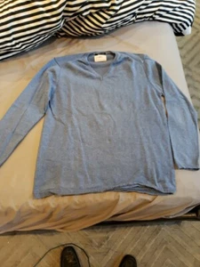 Zara Boys Kids Collection #The Knit Wear Blue Sweater Size 13-14 - Picture 1 of 5