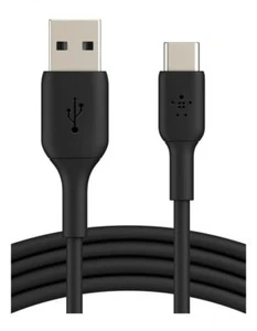 Cable Belkin BoostCharge USB-A a USB-C 1m - Negro SIN CAJA - Imagen 1 de 2