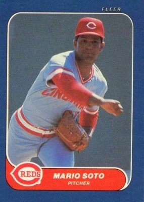 1986 Fleer Minis Mario Soto 41 Reds - Image 1 of 2