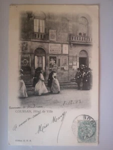 CPA - 11 - COURSAN - Hôtel de Ville - Imagen 1 de 2