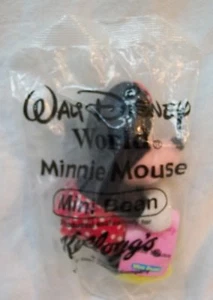 Kellogg's Walt Disney World MINNIE MOUSE MINI BEAN STUFFED 4" Plush Toy NEW - Picture 1 of 3