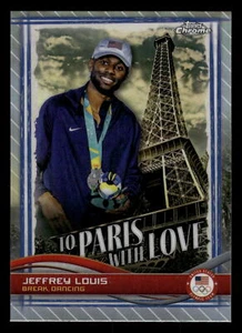 2024 Topps Chrome US OLYMPIC JEFFREY LOUIS TO PARIS WITH LOVE #PL-6 - Picture 1 of 2