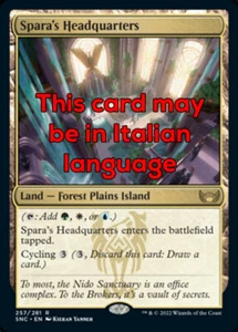 MTG SPARA's HEADQUARTERS EXC - QUARTIER GENERALE DI SPARO 257 - SNC - MAGIC - Picture 1 of 1