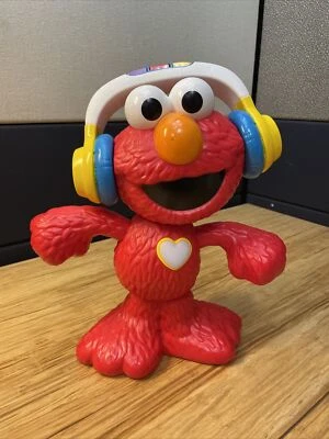 Sesame Street Let's Dance Musical ELMO With Headphones Sings, Talks, & Dances KG - Image 1 of 4