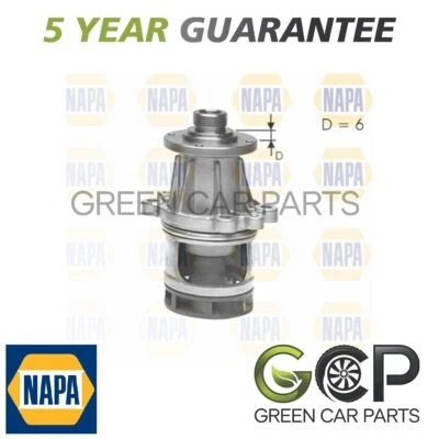 NAPA Water Pump Fits BMW 3 Series 1988-1994 5 Series 1989-1991 1.6 1.8 - image 1 of 2