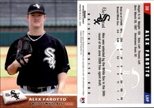 Alex Farotto 2009 Grandstand Bristol White Sox #NNO Card *AutographDen*