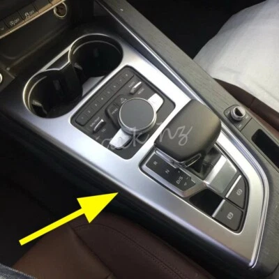 For 2017-2019 Audi A4 B9 A5 Interior Dashboard Gear Shift Cup Holder Cover Trims - Image 1 of 4