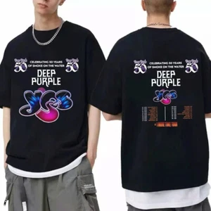 Deep Purple More Time 2024 Tour T-Shirt All Size S-5XL Gift For Fans - Picture 1 of 4