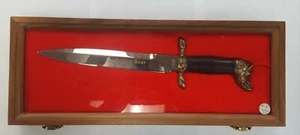 German Germany KERSHAW Solingen Rostfrei Limited GOLDEN BOAR Hunting Knife Low # - Picture 1 of 3