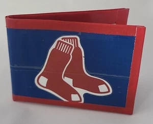 Boston Red Sox Bi-Fold Duct Tape Wallet MLB Baseball handmade minimalist - Picture 1 of 3