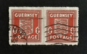 1945 Guernsey occupation stamps. variety see detail's - Picture 1 of 1