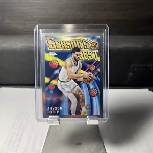 2023 Topps Chrome Basketball Jayson Tatum Seasons Best #SB-1 Celtics - Picture 1 of 2