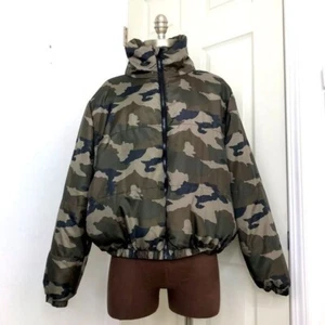 Wild Fable Kids Camouflage Puffer Jacket SZ XL - Picture 1 of 6