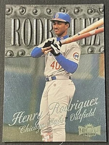 1999 Metal Universe Baseball Card #112 Henry Rodriguez Chicago Cubs - Picture 1 of 2