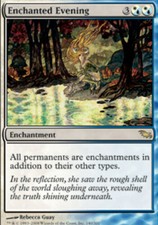 Shadowmoor Enchanted Evening x1 Moderate Play, English Magic Mtg M:tG