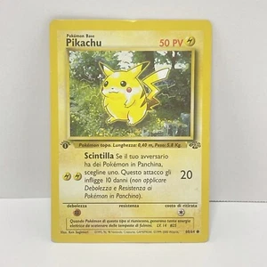 *ITALIAN* Scintilla 1st edizione Collectible Pikachu Jungle Set 60/64 Pokémon - Picture 1 of 12
