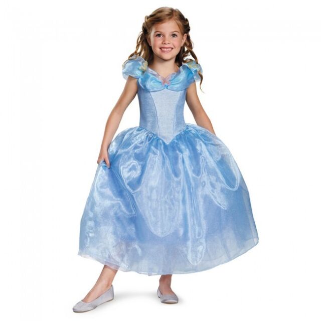 Vestido Princesa Cinderela Infantil com Acessórios + Anágua