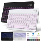 QWERTZ Beleuchtet Tastatur Maus für Samsung Tab A9+/A9 Plus X210 X216 11'' 2023
