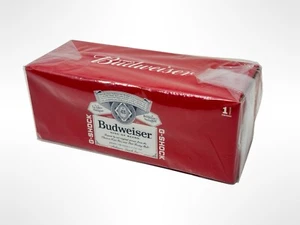 Orologio da uomo Casio G-SHOCK X Budweiser bianco - DW5600BUD20 NUOVO E SIGILLATO! - Foto 1 di 4