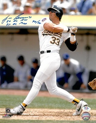 Jose Canseco Signed 11x14 Photo Autographed PSA/DNA COA Oakland Athletics As 85 - Image 1 of 2