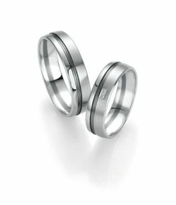 Trauringe Breuning Smartline Moonlight Collection 7147/7148i n 585 Gold 14 kt - Bild 1 von 2