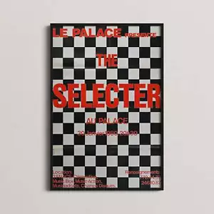 Authentique Rétro Poster - The Selecters - Le Palace - 1980 - Imagen 1 de 3