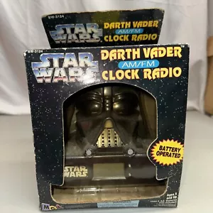 Star Wars Darth Vader AM/FM Clock Radio by MGA - New In Box Battery Op SW-134 - Picture 1 of 6