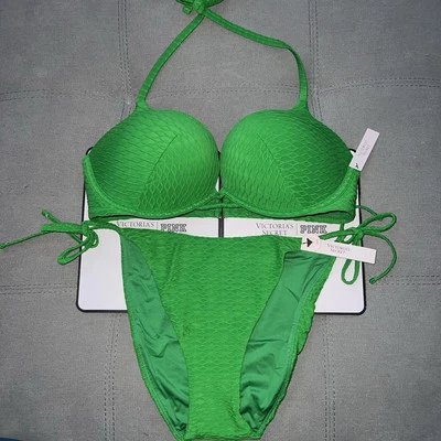 Neu Victoria’s Secret 38C Miraculous Bombshell Bikini Push-up Add 2 Cup Größe Neu mit Etikett - Bild 1 von 4