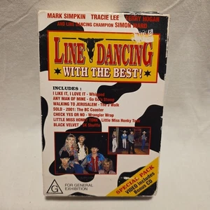 Nuevo Sellado Vintage 1996 VHS Aprende a Line Dance/Bailando con lo mejor + CD - Imagen 1 de 12