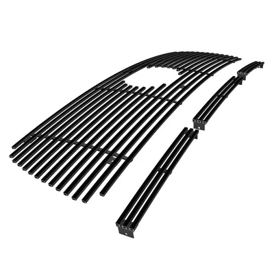 For 2007-2009 Toyota Tundra Logo Show Black Billet Grille Grill Insert Combo - Image 1 of 4