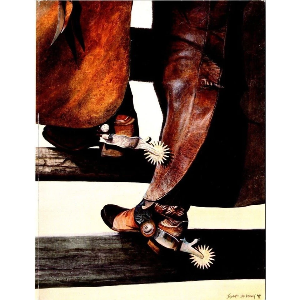 Leanin' Tree Birthday Card Cowboy Boots "Bird's Eye View" Joseph S. DeLong - Image 1 of 3