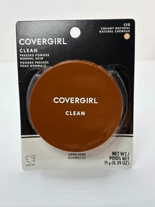 COVERGIRL Clean Pressed Powder 120 CREAMY NATURAL ORIGINAL TALC - NEW SEALED - Picture 1 of 3