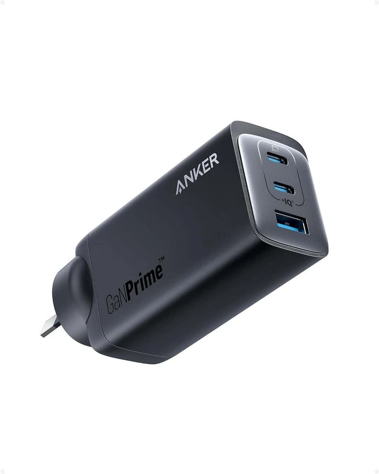 ANKER GaNPrime 120W 3-Port GaN Wall Charger with USB-C to USB-C Cable B2148T11