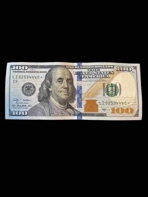 $100 bill (One Hundred Dollar Bill) - Star Note -2009A Series - Image 1 of 2