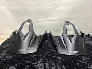 2 Nolan Helmet Replacement Visor/Peak Part # 393212 Black & Blue Black Speckles - Bild 1 von 23