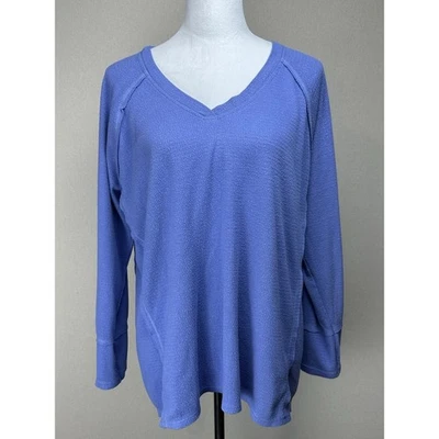 Top Pullover WildFox Para Mujer Manga Larga Talla XL Cuello en V Calce Relajado Foto 1 de 4