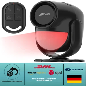 Anti-Diebstahl Alarmanlage | 125 dB Sirene | Fernbedienung - Bild 1 von 7