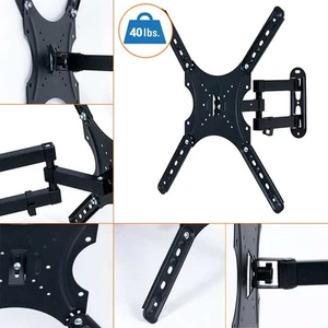 TV Wall Bracket Mount Amazon Tilt & Swivell Range 14-47 inch Tilt Monitor LCD UK - Picture 1 of 14