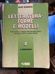 Letteratura: forme e modelli 4 Aldo budriesi - Foto 1 di 1