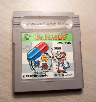 Dr. Mario Nintendo Game Boy 1990 DMG-VUA Japanische Version Puzzle Retro Spiele - Bild 1 von 4