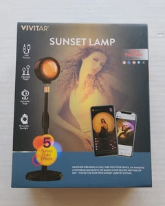 Vivitar Sunset Lamp - 5 Sunset Color Effects - Vlog Podcast Essenital - Picture 1 of 8