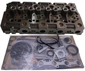 V1702V New Complete Cylinder Head + Full Gasket Set For Kubota KH90 Excavator - Picture 1 of 1