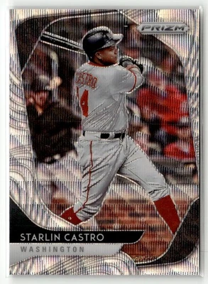 Panini Prizm #144 2020 Starlin Castro Blue Wave Prizm #/60 Foto 1 de 2