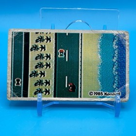 Road Fighter Family Computer Card Menko Nintendo Kanami Game Retro 1985 Japan 2B