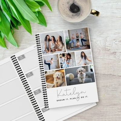 THE GIFTIE COMPANY 2026 2027 Diary PHOTO Personalised Week View Organiser School Office Planner