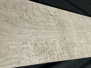 Curly HARD MAPLE 1.15”x7.75x36" SUPER 3D Tiger S4S 715 Knife Pen Neck Stock OMG - Picture 1 of 4
